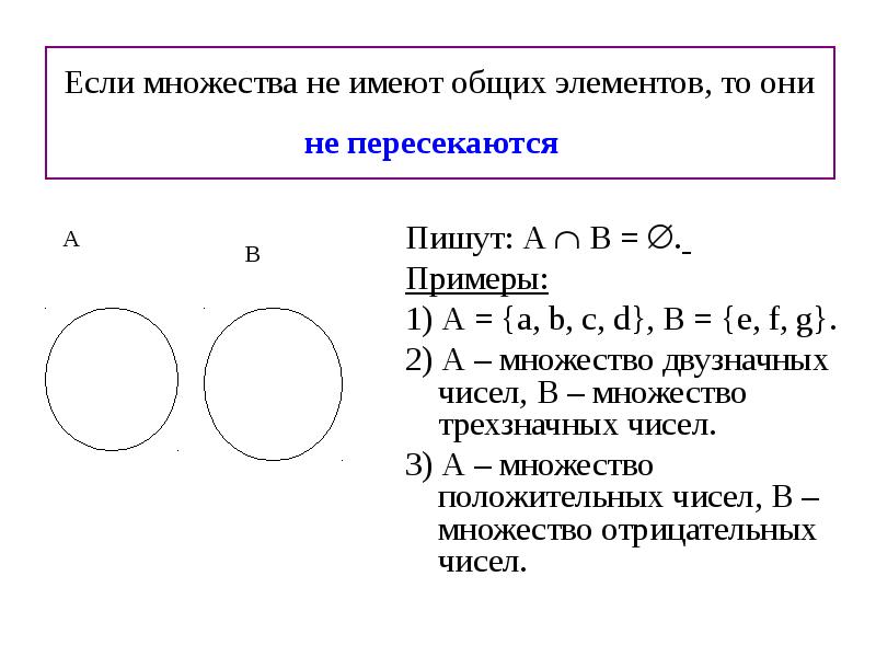 Общий элемент множеств