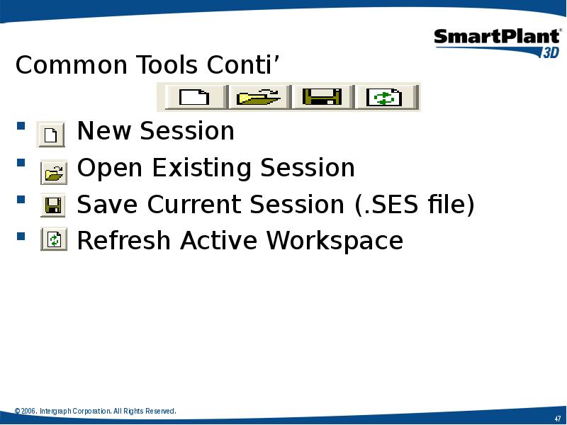 Common Tools Conti’
New Session
Common Tools Conti’
New Session