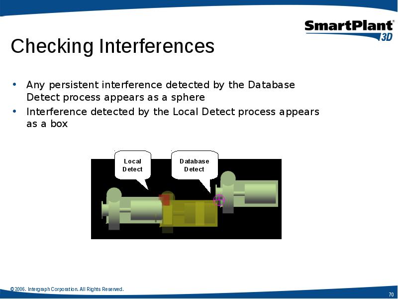 Any persistent interference detected by the Database Detect process appears as Any persistent interference detected by the Database Detect process appears as