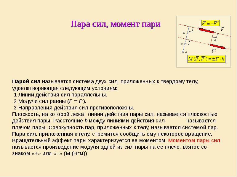 Презентация пара элементов