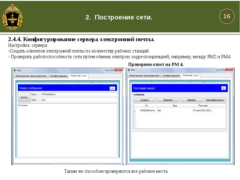 Проверка работоспособности сети. Конфигурирование станций. Создание настройка сервера. Что такое конфигурирование серверов.