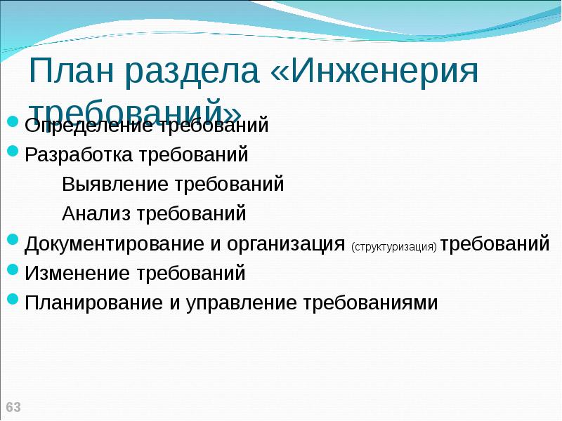 Требования к разрабатываемому проекту разработан