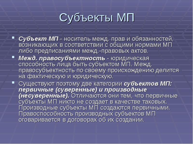 Сущность международного права презентация