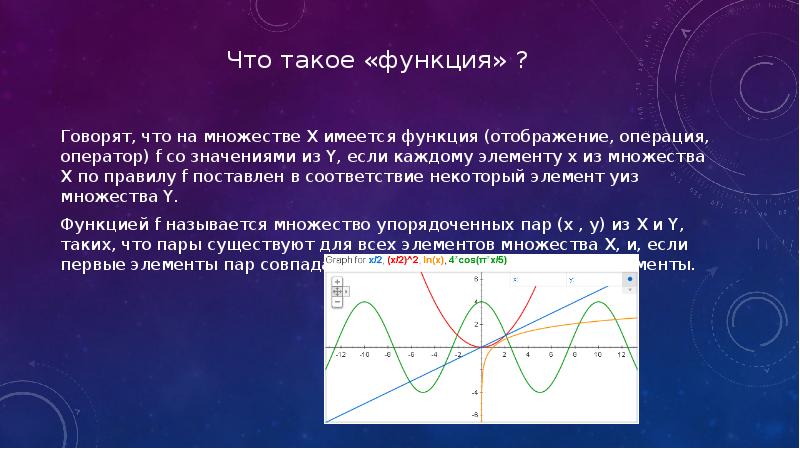 Функцию говорящую