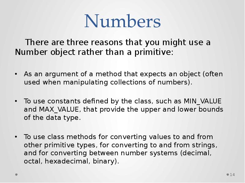 Might usage. Convert between number Systems.