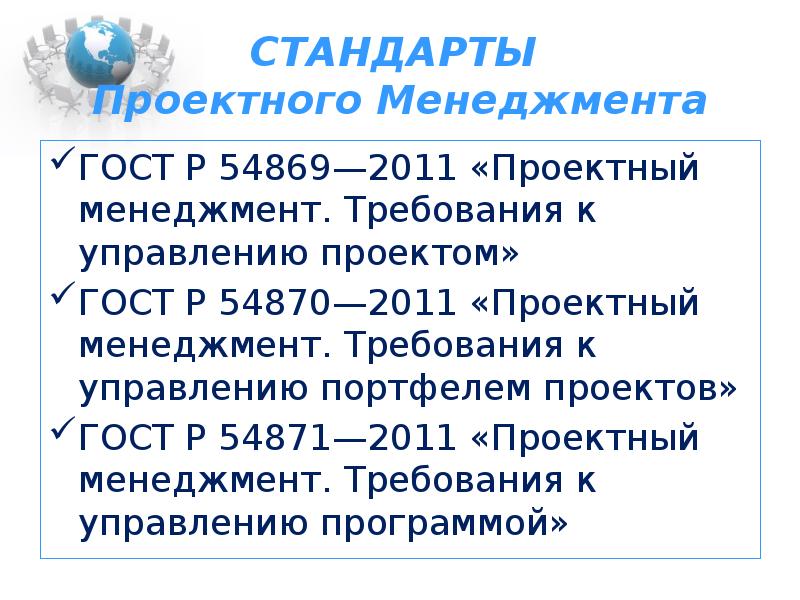 Гост р 54870 2011 требования к управлению портфелем проектов