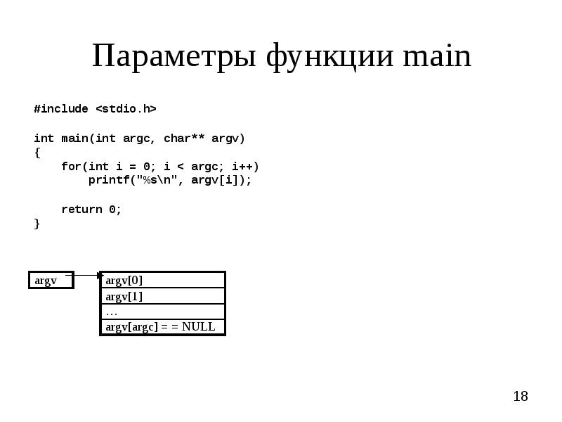 Параметры функции main. Параметры функции main в си. Argc argv в си. Stdio.h в си функции.