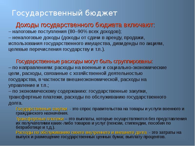 Трансфертные платежи государства это