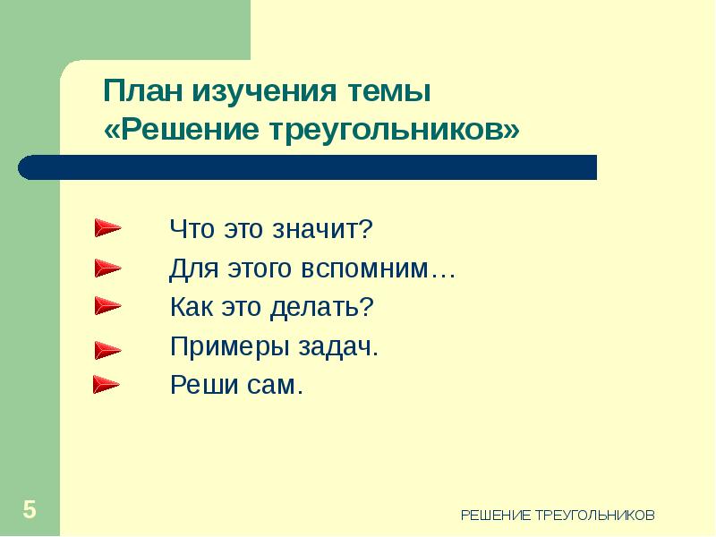 План изучения войны