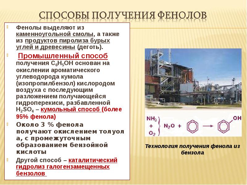 Фенол презентация 10 класс