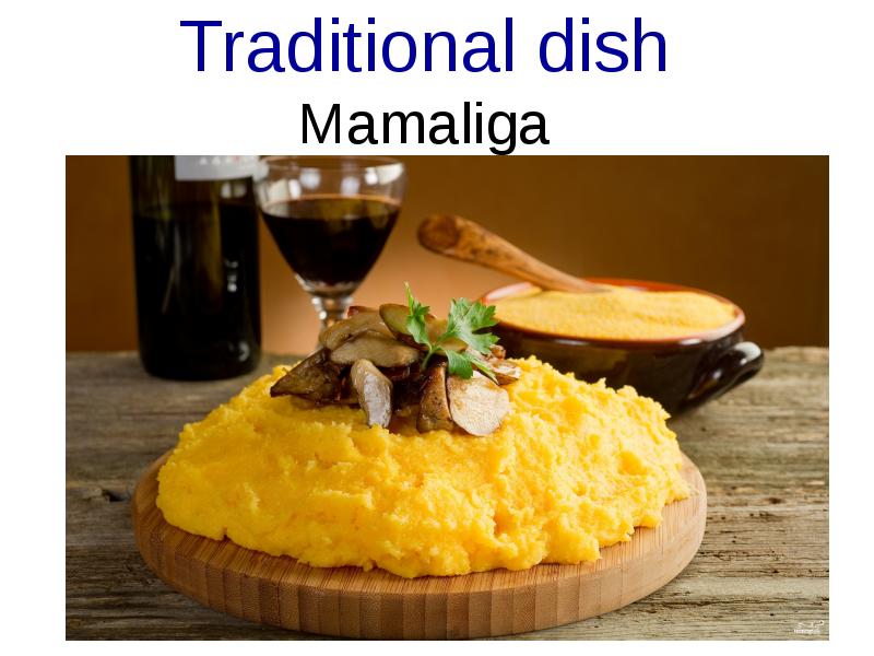 Traditional dish Mamaliga