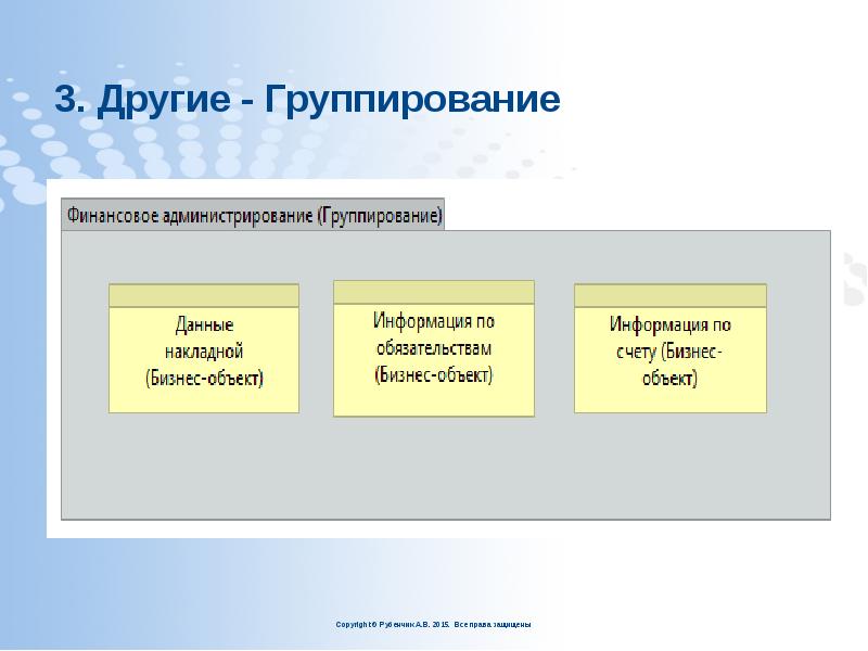 3. Другие - Группирование 3. Другие - Группирование
