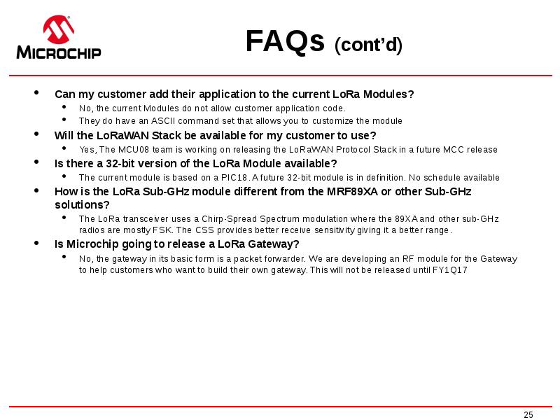 FAQs (cont’d)
Can my customer add their application to the current FAQs (cont’d)
Can my customer add their application to the current