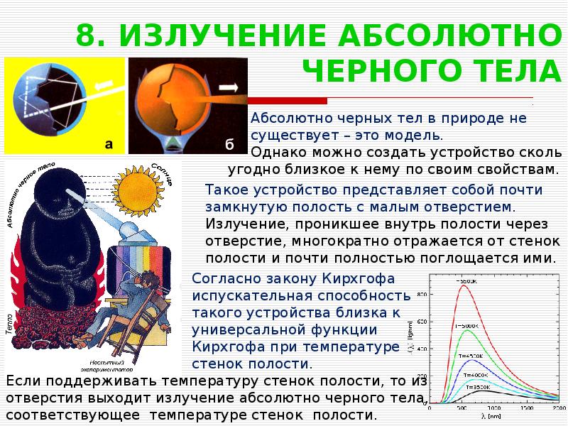 Мощность излучения абсолютно черного тела равна