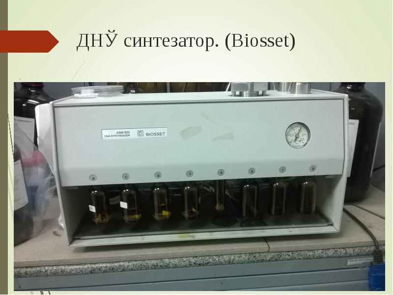 ДНҚ синтезатор. (Biosset) ДНҚ синтезатор. (Biosset)