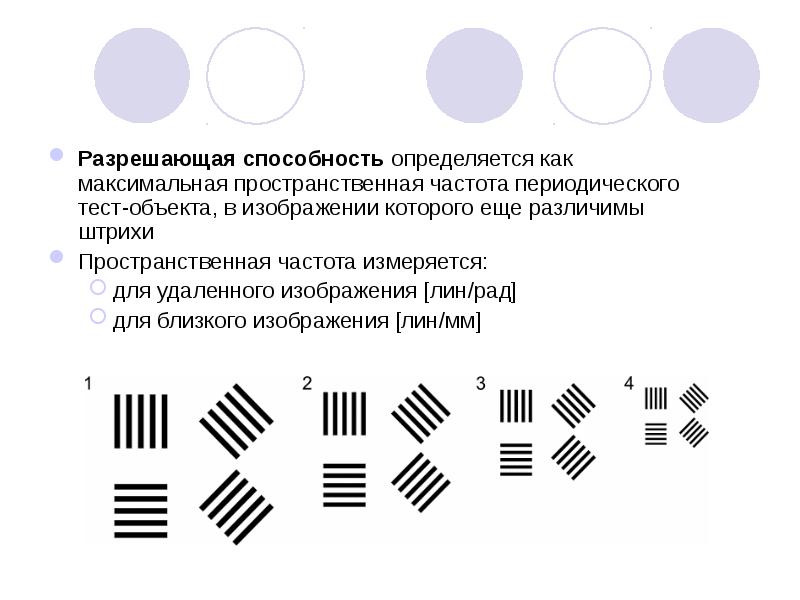 Разрешающая способность медицинского изображения