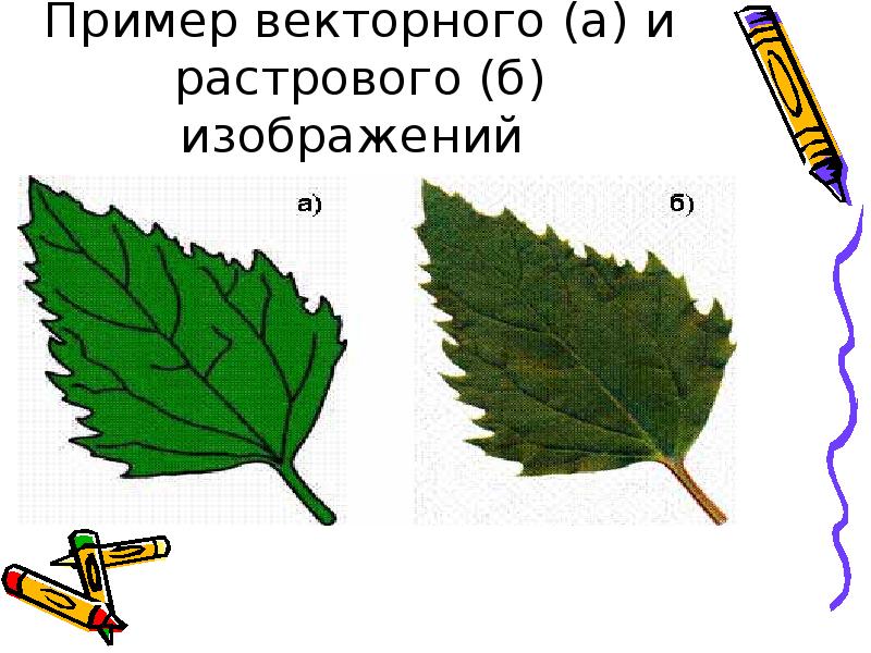 Чем отличается растровый рисунок от векторного