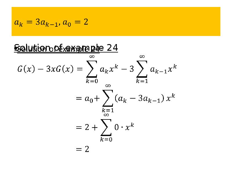 Solution of example 24
