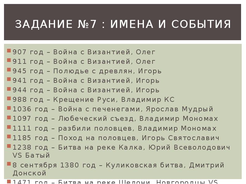 Имена 7. 907 Год событие. 907 Год событие на Руси. Исторические события 907 года. 907 911 Год событие на Руси.