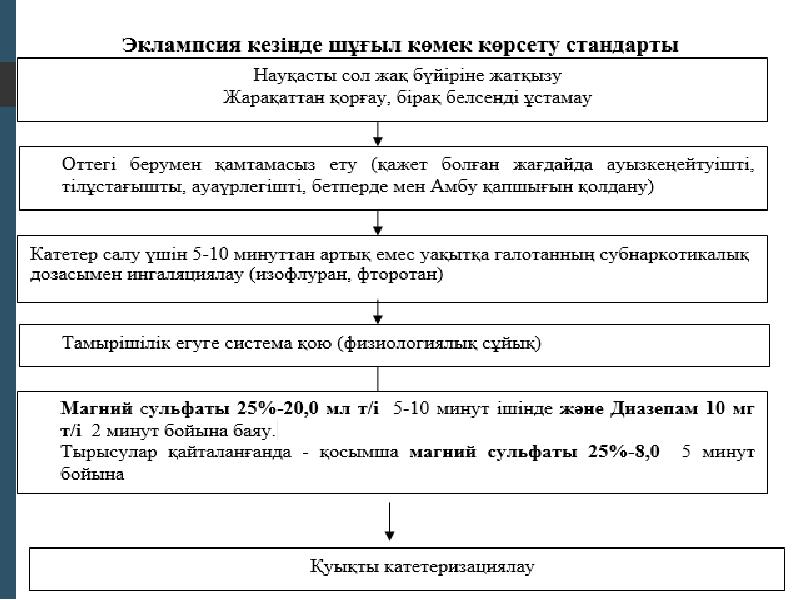 Преэклампсия эклампсия казакша презентация