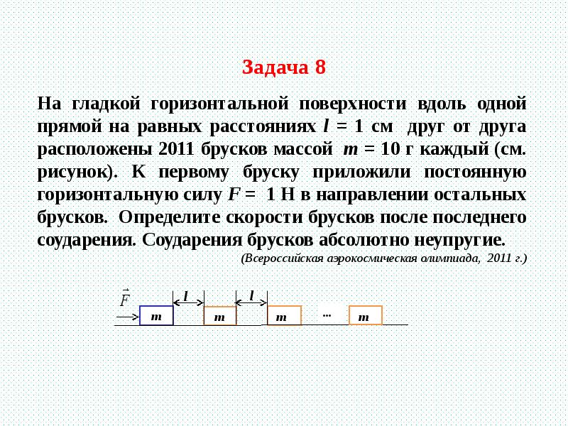 На гладком горизонтальном столе брусок массой