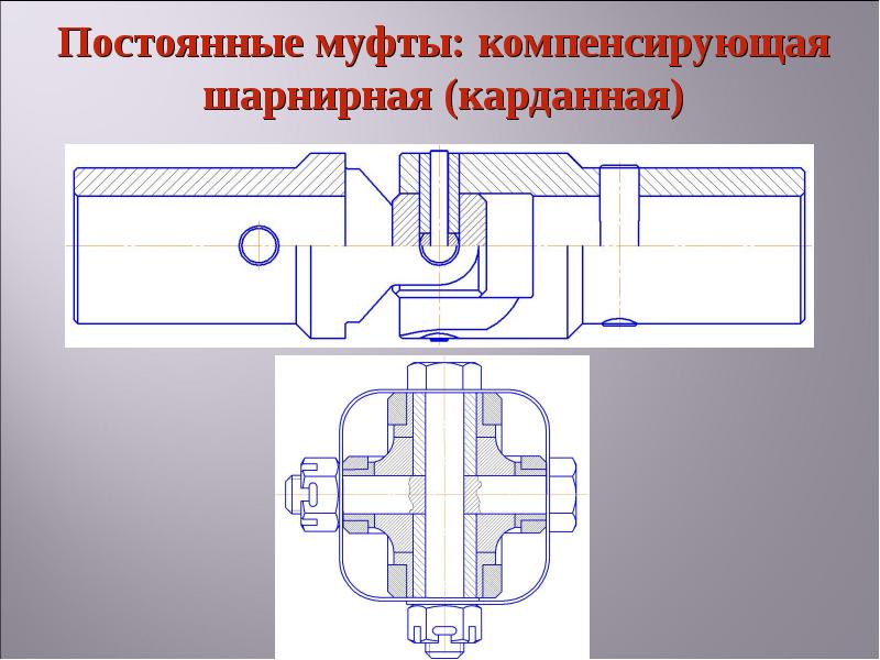 Муфта компенсирующая чертеж