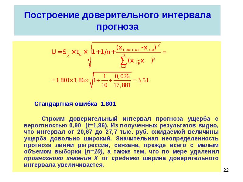 Приведите схему построения доверительных интервалов коэффициента регрессии b1