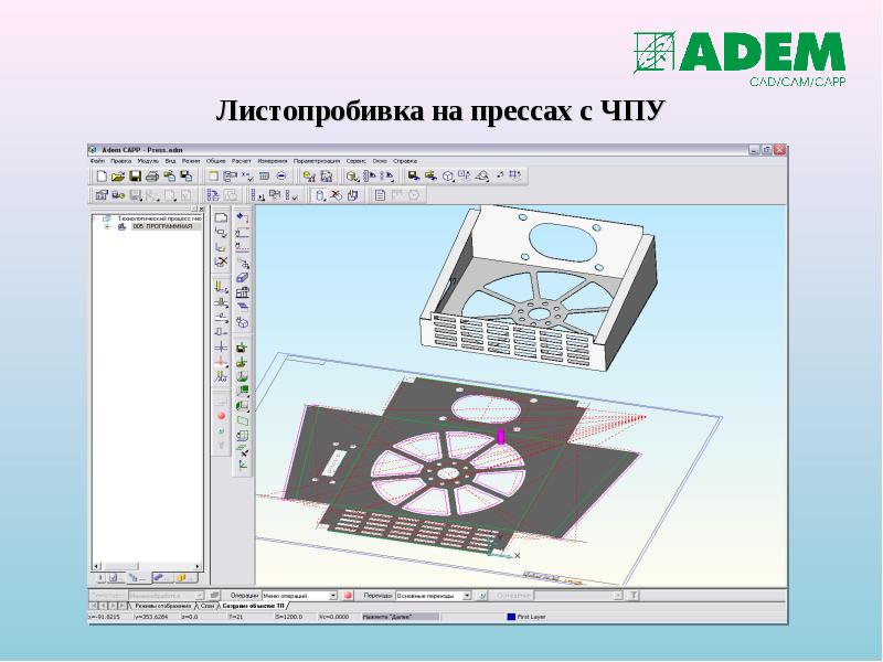 Листопробивка на прессах с ЧПУ