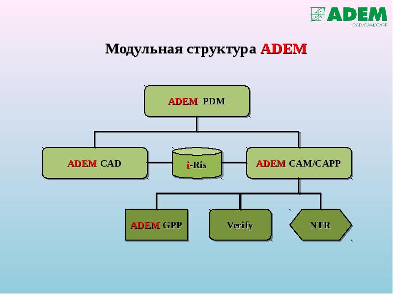 Модульная структура ADEM