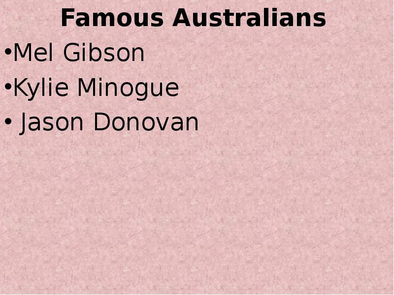 What is australia famous for. Famous Australians.