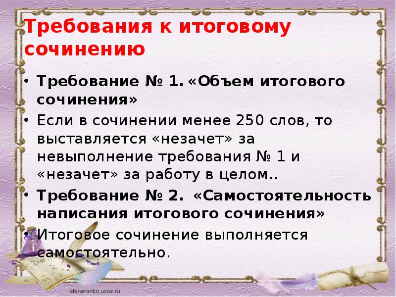 Сочинение на 250 слов