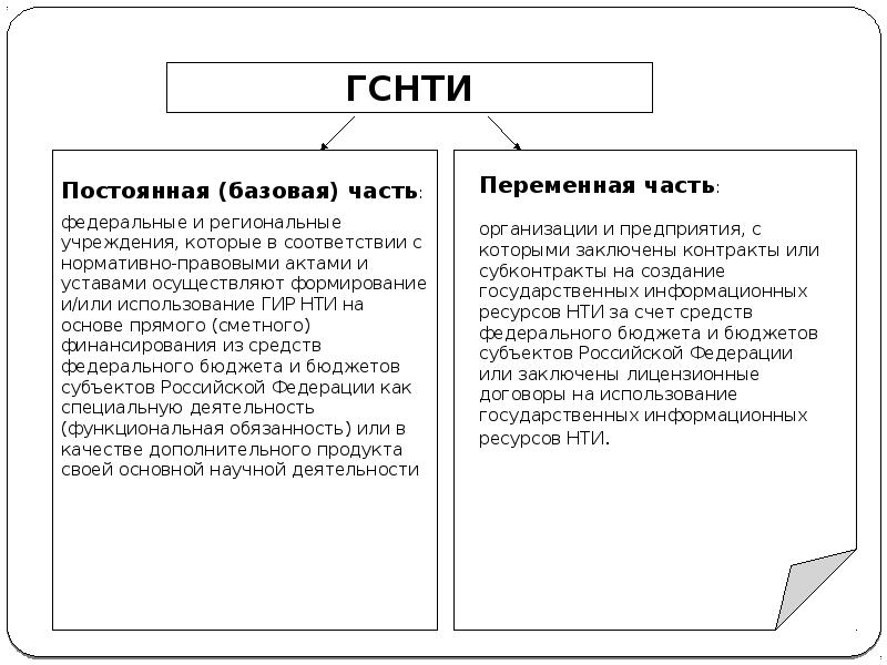 Системе научно технической информации