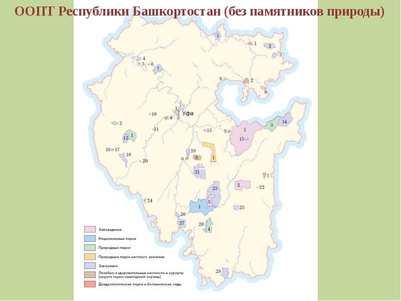 Охраняемые территории башкортостана презентация