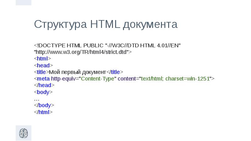 Html это. 1. Структура html-документа. Основные разделы html документа. Презентация структура html документа. Разметка страницы html структура html документа.