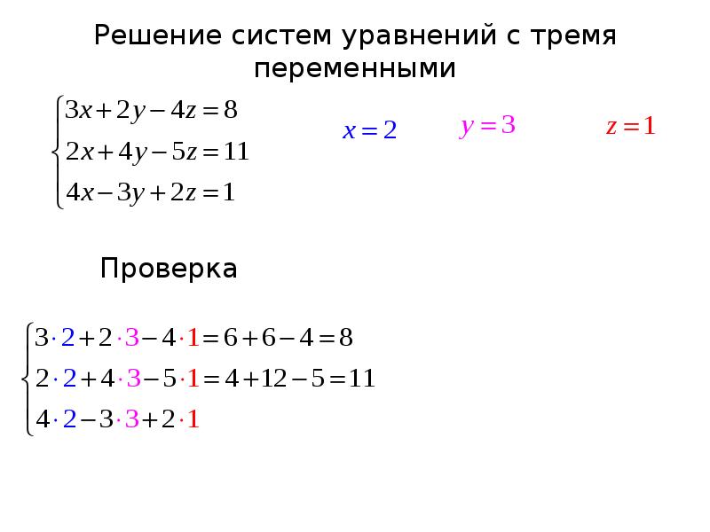 Решение систем методом крамера презентация