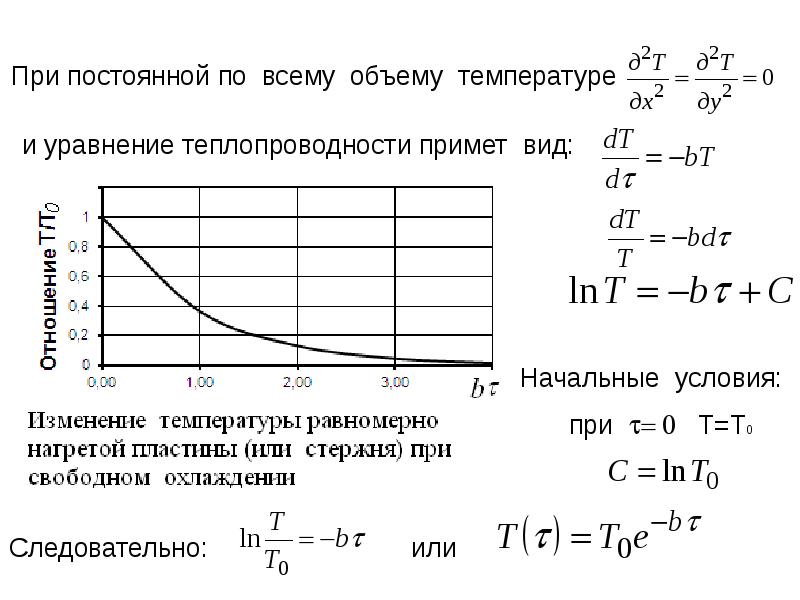 Температура емкость. Уравнение теплопередачи для непрерывных процессов. Уравнение теплопроводности график. Физические основы технологических процессов. Уравнение теплопередачи при переменных температурах.