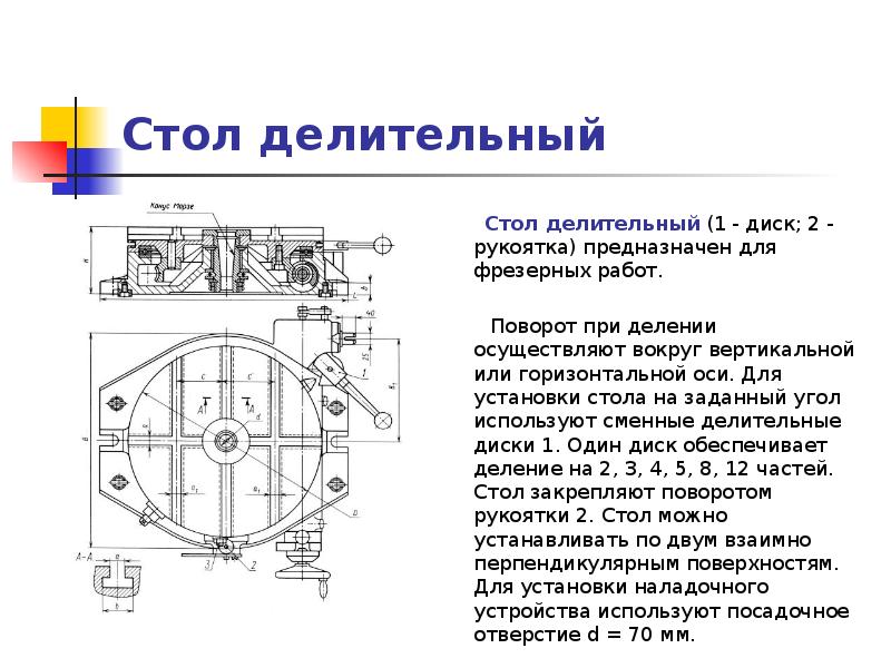 Чертеж диск делительный