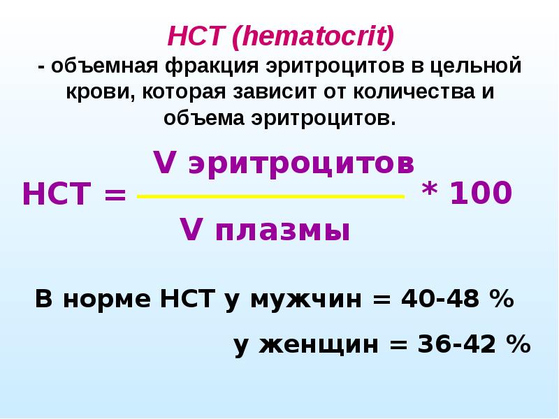 Презентация на тему общий анализ крови