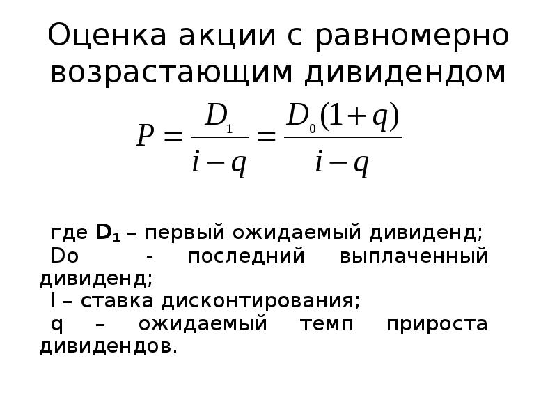 Презентация по акциям