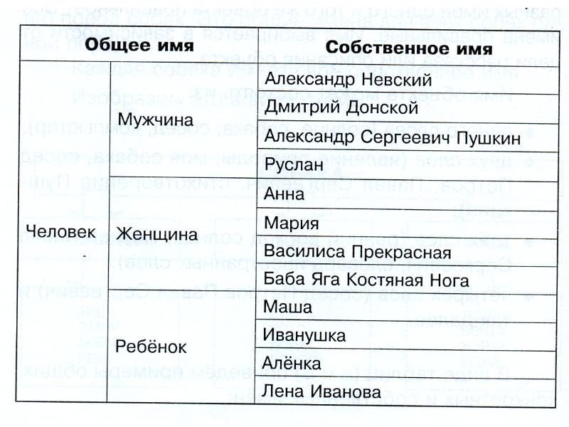 Общее имя информатика 6 класс