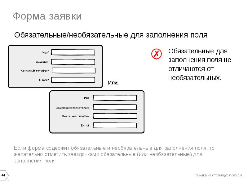 Обязательно для заполнения