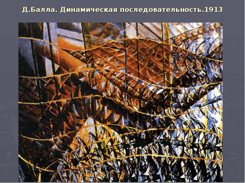 Д.Балла. Динамическая последовательность.1913 Д.Балла. Динамическая последовательность.1913