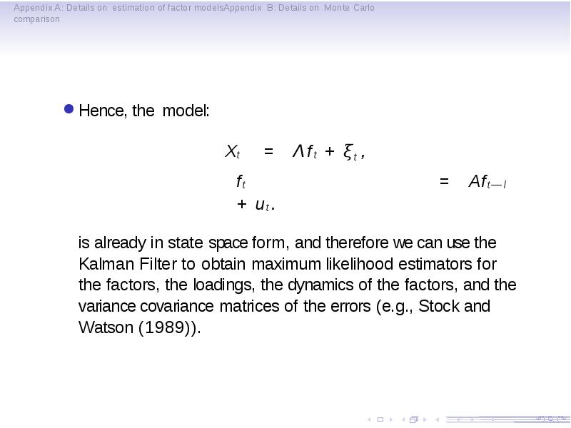 Basics of factor models