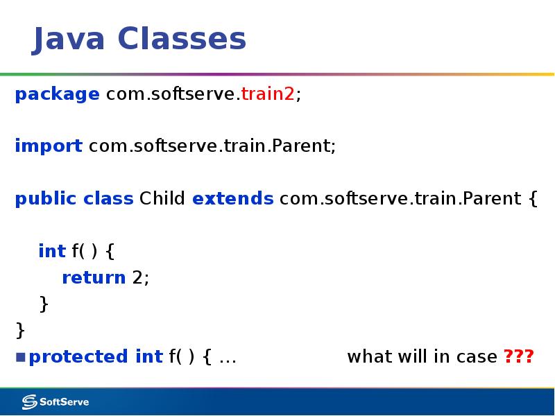 Class extends java