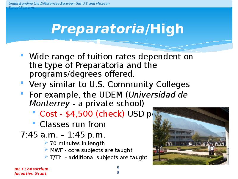 Preparatoria/High School Preparatoria/High School