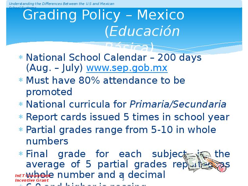 National School Calendar – 200 days (Aug. – July) www.sep.gob.mx
National National School Calendar – 200 days (Aug. – July) www.sep.gob.mx
National