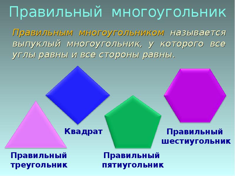 Презентация правильные многоугольники 6 класс дорофеев