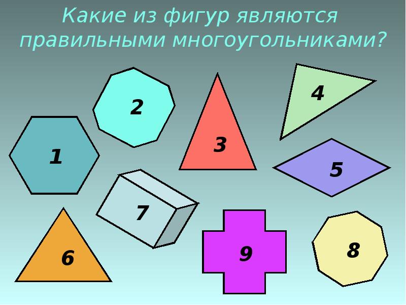 Проект правильные многоугольники