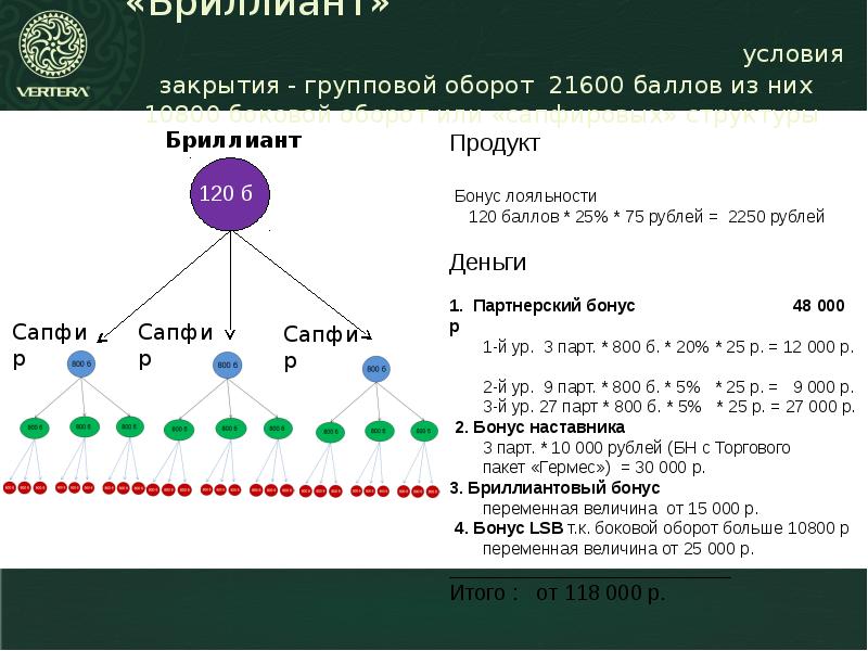 Вертера маркетинг план