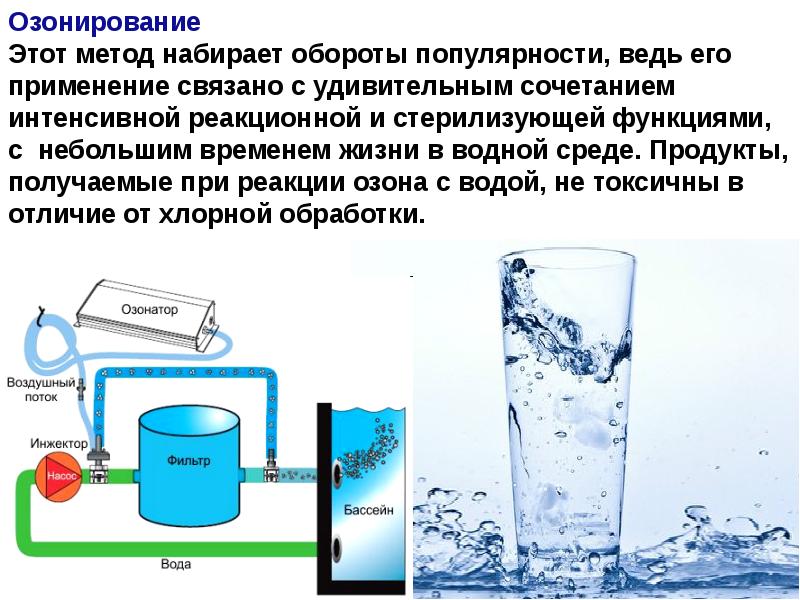 Способы улучшения качества воды на водоочистных сооружениях презентация